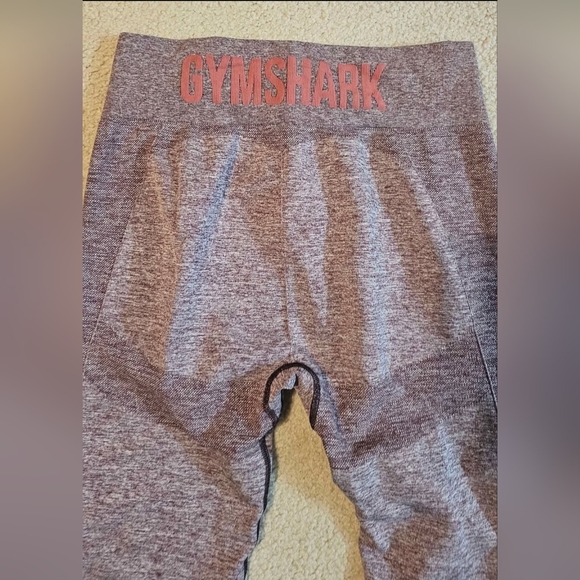 GYMSHARK PURPLE/Heathered Gray Leggings SIZE XL - Picture 4 of 6